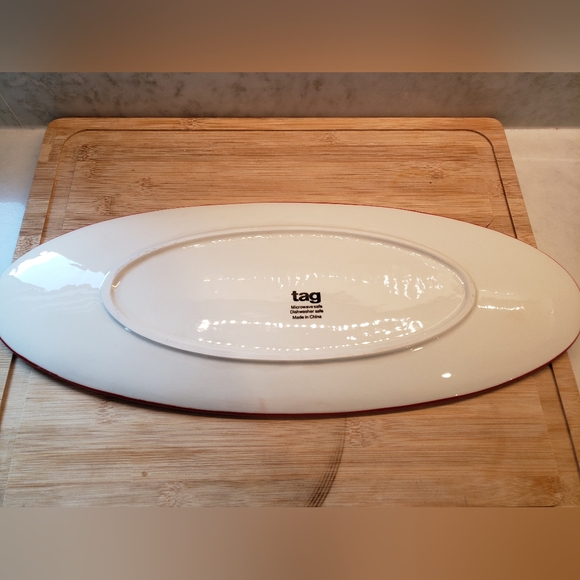 Christmas Tree Oval Serving Plate - Picture 5 of 6